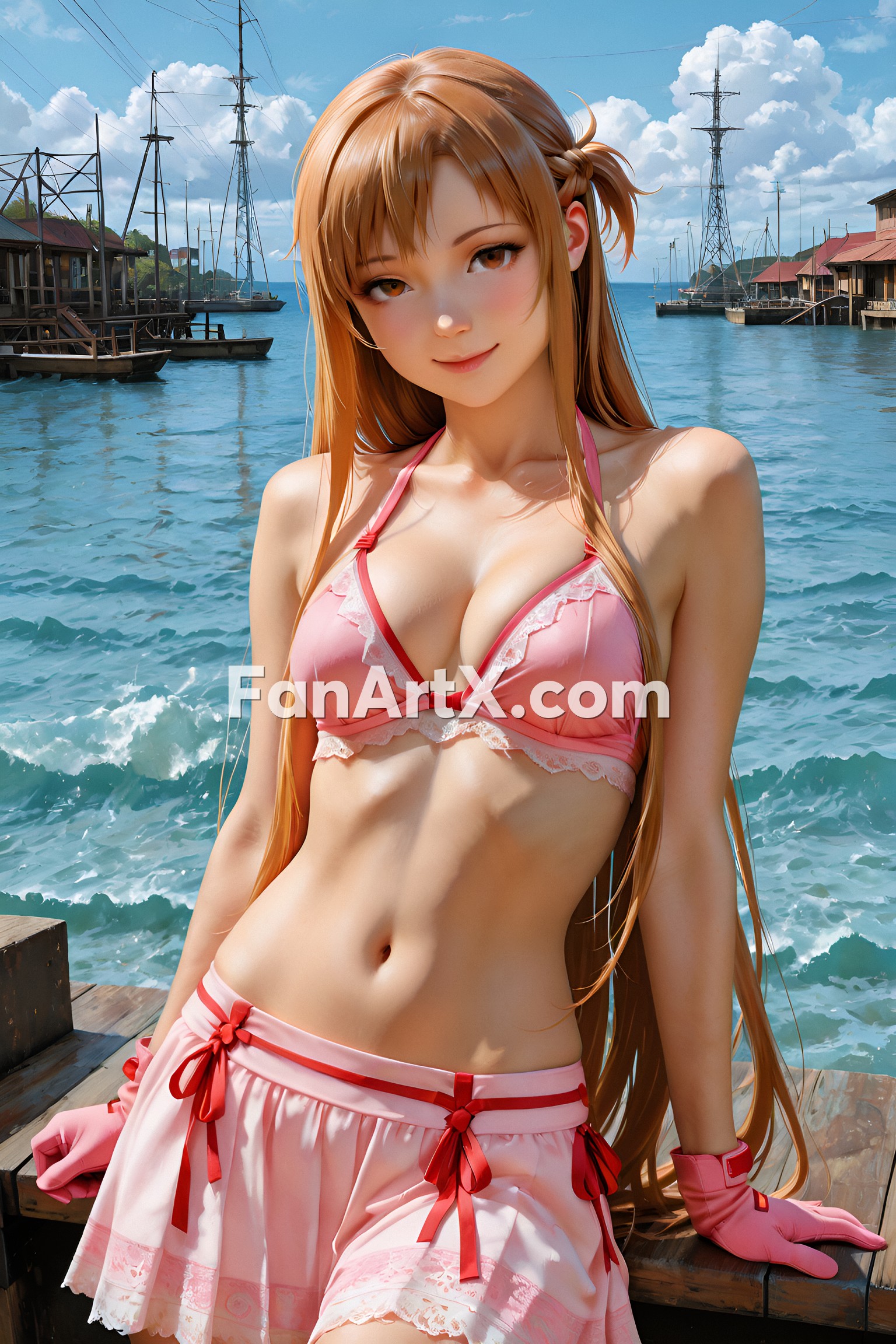 Sao Asuna Yuuki Fanart - Sword Art Online character 4376847